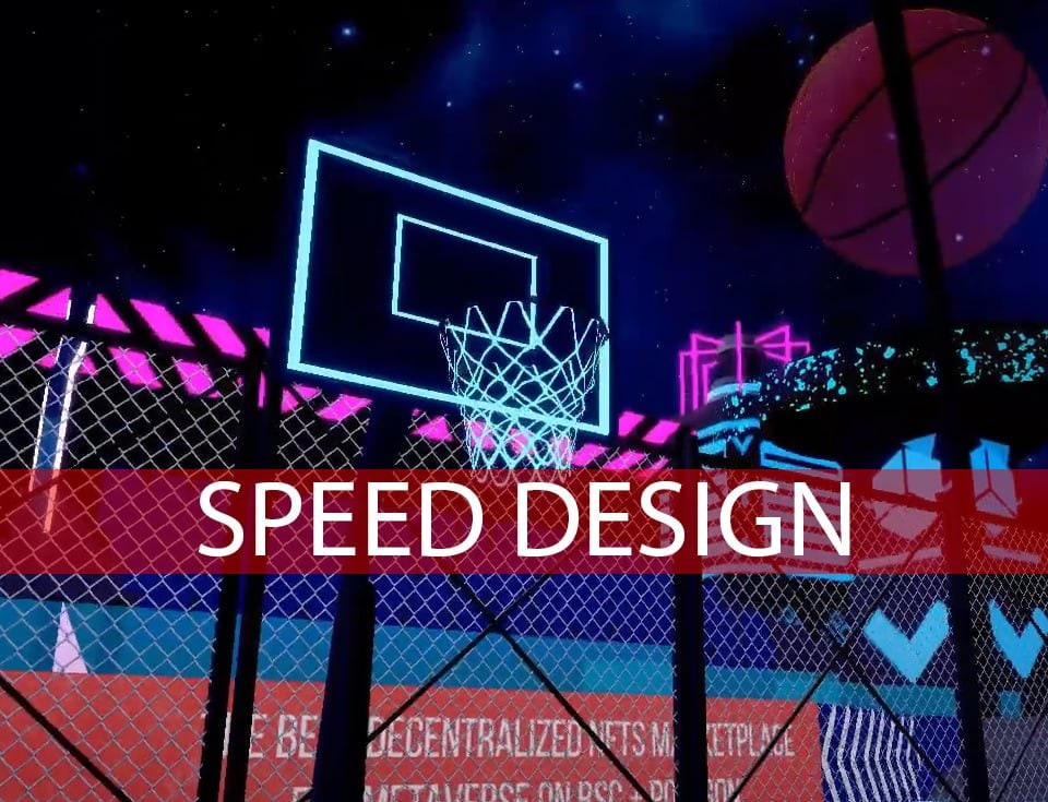 Basketball Court Futuristic For Low End Mobile Devices