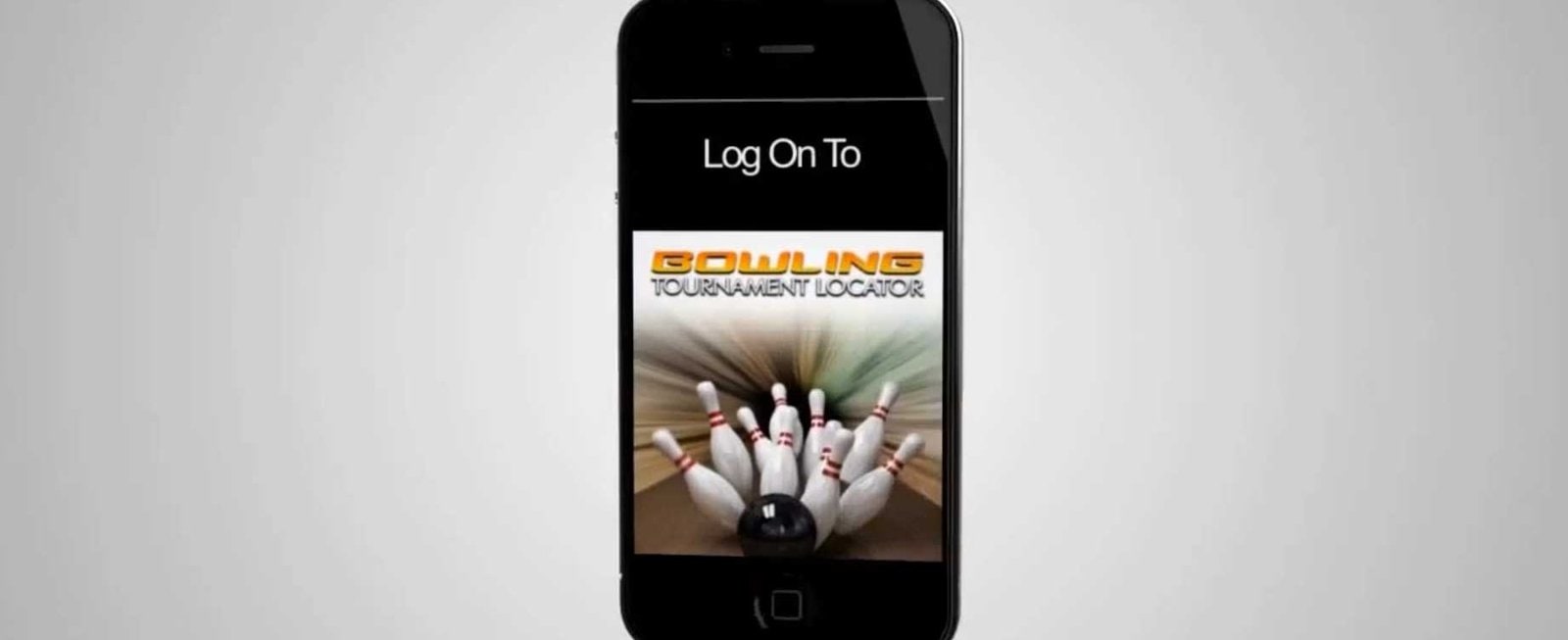 Bowling Tournament Locator Mobile App Promo