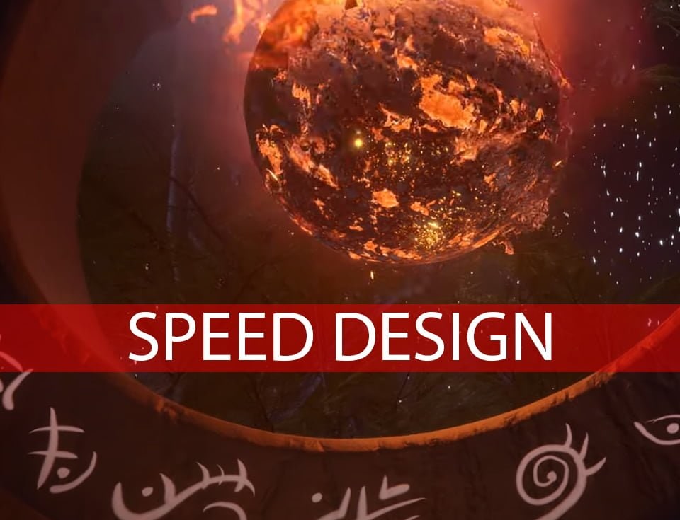 Dark Fantasy 3D Environment Speed Art