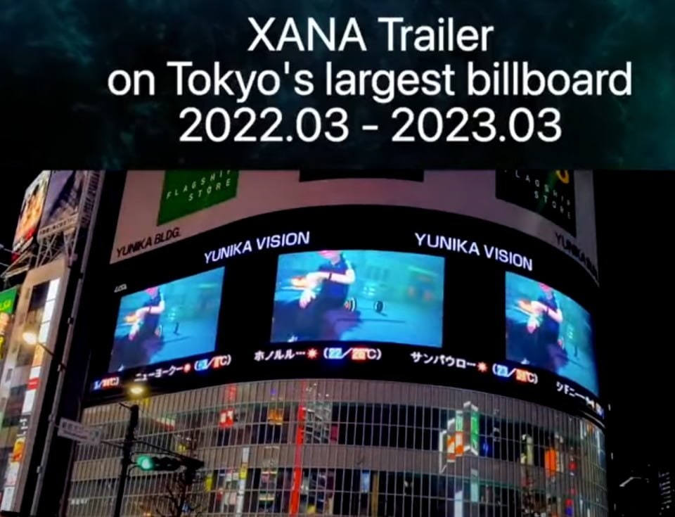 XANA CGI Short Promo Live in Tokyo